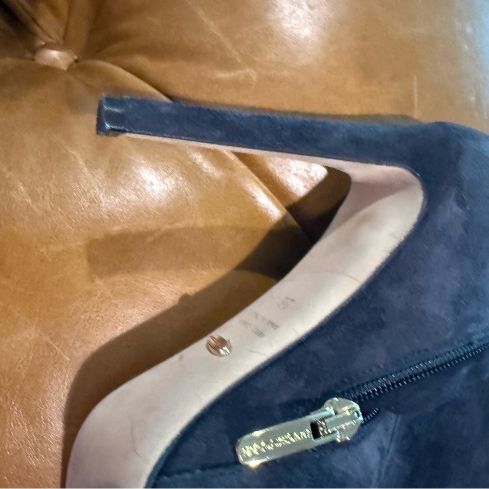 Sergio Rossi stiletto suede boots thigh high EUC - Picture 5 of 15